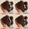 Pinza para el Cabello Súper Elegante y con Estilo para Mujeres, Pinza de Tiburón Grande para la Parte Posterior de la Cabeza, Adecuada para Cabello Grueso, Accesorio para el Cabello