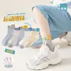 Meias Infantis para o Verão, Leves, Macias, Sem Costura, Absorventes de Suor para Jovens, Resistentes a Odores, Meias Esportivas de Malha Respirável para Crianças Modernas
