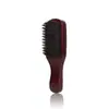 Cepillo Nuevo para Barba de Hombre de Comercio Exterior, Cepillo para Barba, Cerdas de Jabalí Retro Cabeza de Aceite Peine de Estilismo de Madera Maciza Herramienta de Cepillo de Limpieza