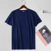 Camiseta Masculina de Manga Curta Sem Costura em Seda Gelo Camiseta Masculina Fina de Verão Slim de Meia Manga Camiseta Masculina Slim para Usar por Baixo Atacado
