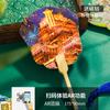 Explicación de AR de Chongqing Chengdu, abanico especial con texto, nombre del lugar de la ciudad, lugar escénico, foto, abanico flotante de pintura grupal, abanico conmemorativo