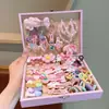 Día del Niño Exquisita Caja de Regalo Accesorios para el Cabello Traje Tocado de Princesa Pasador para Niña Cuerda para el Cabello de Bebé Pasador para Niñas