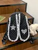Mochila Yozzi 2026 Verano Nuevo Estilo Bloques de Color Lindos para Estudiantes Mujeres, Mochila de Gran Capacidad con un Diseño Dulce y Lindo