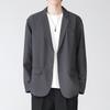 LKTM Traje de Hombre# Traje de Hombre Moda Coreana Apuesto Túpido Casual Diseño Holgado Nicho Comodín Chaqueta de Traje