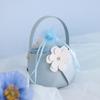 Cesta de flores caja de dulces de cuero bolsa de dulces de boda creativa de alto nivel portátil regalo de acompañamiento regalo de devolución caja vacía caja de dulces de cuero