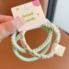 Lindos y Hermosos Scrunchies Infantiles para Niñas 2026 Nuevas Cuerdas para el Cabello de Color Dopamina Alta Elasticidad Accesorios para el Cabello No Dañinos