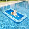 Novo brinquedo de boia para animais de estimação adequado para cães médios e grandes com pegadas e ossos ao nadar e brincar na piscina