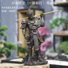 Estatueta do Rei Macaco em Pedra Artificial para Jardinagem, Rochedo, Arranjo de Flores, Bonsai, Micro-Paisagismo, Decoração de Aquário