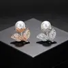 Broche Flor de Pérola para Mulheres, Pin de Fivela de Liga de Luxo Acessível, Fivela Decorativa de Roupa Anti-Exposição, Joia Pin Corsage de Terno