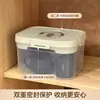 Caixa de Armazenamento Transparente para Conjunto de Chá com Tampa para Sala de Estar, Porta-Rack de Armazenamento com Bandeja de Drenagem Compartimentada para Chá, Caixa de Armazenamento à Prova de Poeira para Bule de Chá Kung Fu