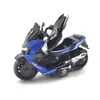 Juguetes de Modelo de Motocicleta de Aleación con Retroceso Transfronterizos Adornos de Escritorio Motocicleta Muñeca Clip Infantil Máquina de Juegos Regalos Venta al por Mayor