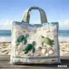 Bolso de Mano con Patrón de Tortuga Nuevo Producto Transfronterizo 3D Temu Amazon Moda de Moda para Mujer Estampado Digital Bolso de Hombro
