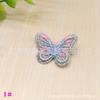 Estilo coreano retro bordado diy mariposa material para joyería diy accesorios para tocado flor de tela hechos a mano accesorios para el cabello diy