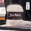 Hilo fino de mohair suave de seda de alpaca para tejer a mano gorros, bufandas, suéteres, chales para bebé DIY