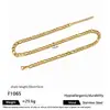 Suministro Exclusivo Transfronterizo de Collares de Cadena Cubana de Acero Inoxidable, Accesorios de Hip-Hop con Galvanoplastia al Vacío para Hombres y Mujeres, Joyería de Collares de Acero de Titanio