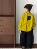 Ropa para Niños Tongku 2026 Invierno Nuevo Estilo Coreano Chaleco Cálido para Niños Top Grueso Casual Infantil Conjunto de Dos Piezas Moderno