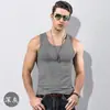 Chaleco de Hombros Anchos para Hombre, Delgado Deportivo de Verano Talla Grande Sudadera de Fitness, Ajustado Ceñido de Color Sólido Camiseta Interior, Moderno