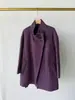 El abrigo Suli de alpaca increíblemente elegante~ Cuello alto, botones diagonales, abrigo de longitud media de mezcla de lana de alpaca