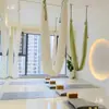 Hamaca de Yoga Aéreo de Color Sólido de 4m Uso en Casa Hamaca Anti-Gravedad Micro-Elástica Correa de Estiramiento Colgante Estudio de Yoga Especial