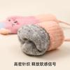 Luvas de Tricô para Crianças Inverno Tricô Quente Desenho Animado Ursinho Cobertura Forradas com Fleece Espessadas Dedos Luvas de Lã