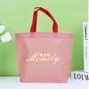 Bolso de Hombro Popular en Internet de Tela No Tejida Tienda de Ropa Bolso Tridimensional Abrigo Chaqueta de Plumas Bolso Grueso con Logotipo