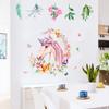 Productos Van Gogh Guirnalda nórdica Pegatinas de pared de unicornio Sala de estar Dormitorio Pared de fondo PVC removible FX64028