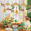 5 de Maio Carrilhões Espirais Mexicanos Cacto Mexicano Carrilhões Espirais de Alpaca Decorações de Festa Mexicana