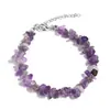 Gravel de Piedra Natural Ágata Cristalina Broche de Langosta Pulsera Terminada Venta Caliente Transfronteriza Accesorios de Joyería de Gravel Irregular