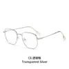 Óculos de Metal Anti-Luz Azul Estilo Xiaohongshu para Miopia, Lentes Personalizáveis, Versão Coreana, Armação Lisa, Versátil