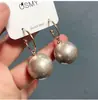 Pendientes coreanos nuevos de cuentas rojas, Pendientes versátiles en forma de C, Estilo simple y genial, Pendientes de alta gama de Instagram para mujer