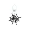 Llavero de Goma Suave de Fantasma de Halloween Dibujado Hebilla de Puerta en Forma de 8 en Forma de U Llavero Pinza de Langosta Figura de Muñeco Hebilla Colgante Adorno
