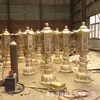 Adornos de Faro de Cobre Personalizados por Fabricantes Faro de Cobre Fundido Antiguo Escultura de Área Upscape Templo Luz Artesanías de Mesa