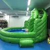 Conjunto de Escorregador Inflável para Piscina Brinquedos de Brincar na Água Refrescantes de Verão Material de PVC Ecológico Sistema de Drenagem Rápida