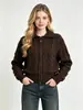 Cardigan de malha grossa com zíper e gola alta vintage, de fábrica de origem direta transfronteiriça, para mulheres, casaco de suéter de malha grossa solto para outono e inverno
