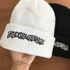 Sombrero de Punto Super Caliente Ins de Corea del Sur para Hombre Otoño e Invierno Vintage Bordado Sombrero para el Frío Primavera y Otoño Hip Hop Marca de Moda Sombrero de Lana Mujer
