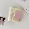 Hisocutem5 Álbum de Fotos Simple de Hojas Sueltas con Una Rejilla, Páginas para Fotos Polaroid de 3 pulgadas, Álbum de Abanico, Álbum Pequeño para Tarjetas