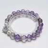 [Amante Secreto] Pulseira Boliviana de Cristal Natural para Mulheres, Pulseira Versátil de Contas de Concha Branca para Presente Atacado