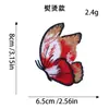 Fornecimento Exclusivo Transfronteiriço de Patches Bordados de Borboleta Degradê para Roupas, Bolsas, Sapatos e Chapéus, Patches de Decoração DIY, Amostra Grátis Disponível