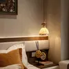 Yadengge Estética de la Dinastía Song Nuevo Estilo Chino Lámpara Colgante Pequeña Restaurante Iluminación China Estilo Zen Dormitorio Nueva Lámpara de Madera Creativa de la Dinastía Song