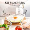 Nuevo Bol Grande de Vidrio con Tapa Cubierta y Bol para Mezclar Hogareño Transparente de Vidrio Bol de Vidrio Resistente al Calor con Tapa Engrosado