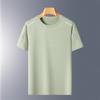 Camiseta de seda de hielo para hombre, camiseta de manga corta de secado rápido, chaqueta de moda transpirable de hielo de alta elasticidad de verano, venta al por mayor de fábrica transfronteriza