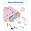 Bolso de Mano para Mujer Bolso Esponjoso Ligero Bolso de Viaje Conveniente Bolso de Hombro para Viaje Bolsa de Almacenamiento para Playa Bolsa de Playa