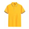 Camisa Polo Piquet com Gola Lapela Manga Curta 190g 32 Fios Suporta Logo Impresso Publicidade Casual Camisa Cultural Unissex