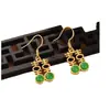 Pendientes de moda estilo nacional doble felicidad dorada estilo antiguo simples para cheongsam Xiuhe exquisitos elegantes accesorios de boda pendientes de novia