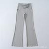 Amazon Comercio Exterior Transfronterizo Venta al por Mayor 2025 Nuevo Estilo Lujuria Pura Pantalones Bootcut de Cintura Alta con Efecto Adelgazante Pantalones Casuales con Efecto Adelgazante