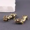 Nuvem Auspiciosa de Latão Criativa Pixiu Símbolo Requintado de Riqueza e Fortuna Decoração de Casa Retrô Animal de Chá Ornamento de Mesa