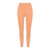 Pantalones de yoga para mujer, cintura alta, levantamiento de cadera, adelgazamiento, pantalones deportivos de alta gama color melocotón, ropa de yoga de licra desnuda para correr y fitness.