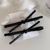 Pasador de Pelo con Lazo de Cuero Plateado Dulce Fresco de Nicho Importado de Corea Pasador de Pinza Lateral Retro Normcore Celebridad de Internet para Mujeres