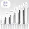 Suporte de exibição cilíndrico de acrílico, expositor de joias de alta transparência, base para cosméticos, suporte para modelos