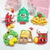 Accesorios Navideños de Resina Lindos con Ojos de Dibujo Animado Materiales de Parche Decoración Colgante para Funda de Teléfono Accesorios para el Cabello Pegamento de Crema DIY